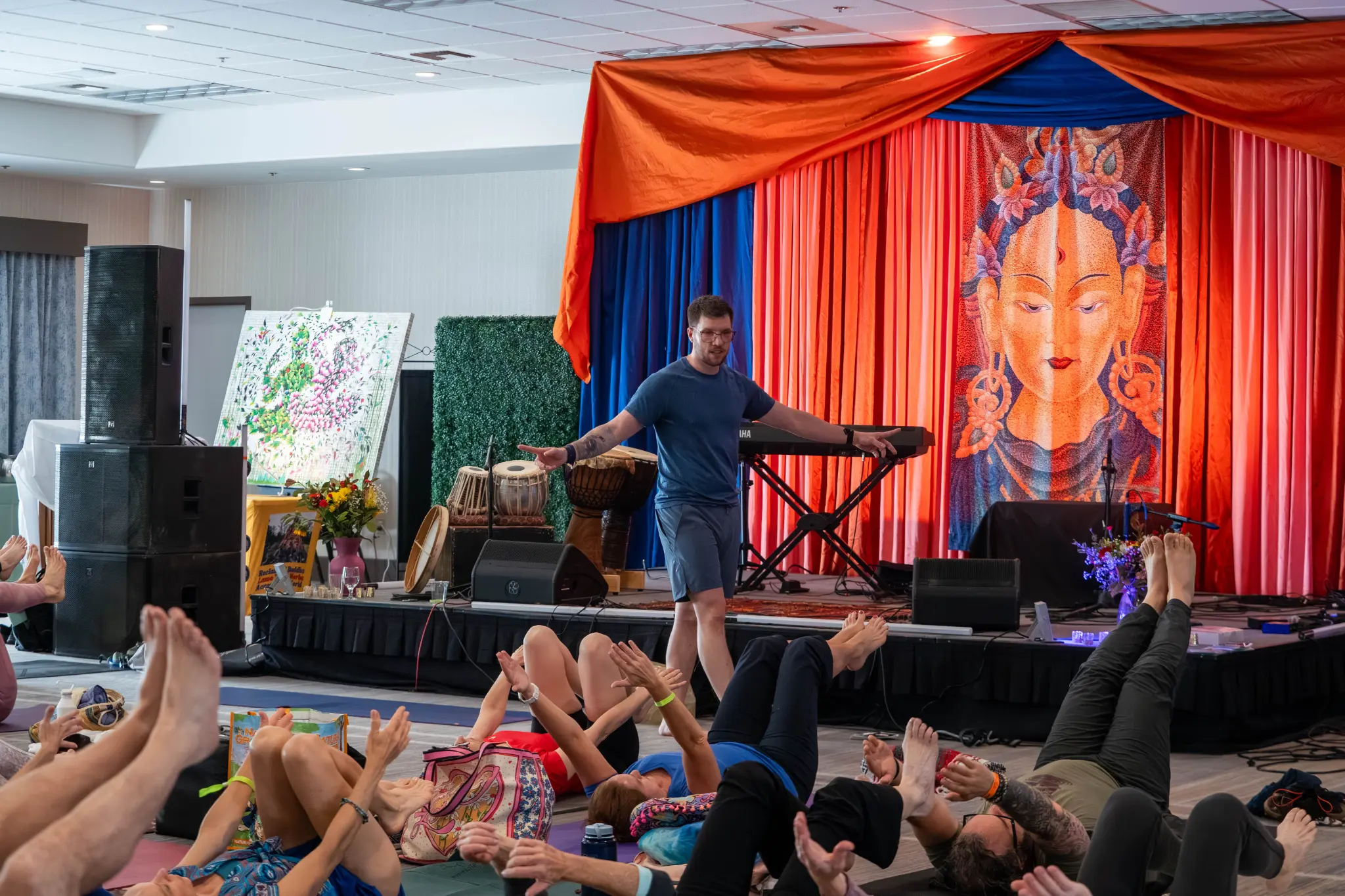 Coach Nick teaching a movement class
